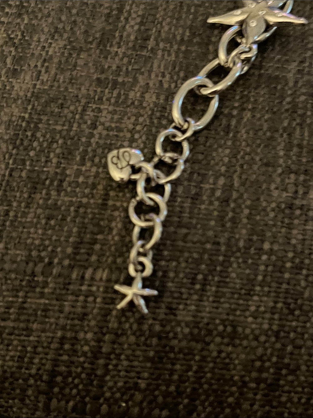 Brighton Silver Starfish Link Charm Bracelet - Picture 4 of 5